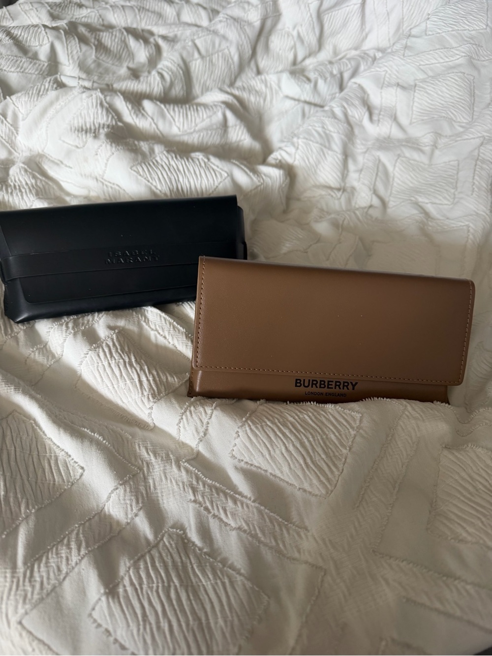 Burberry and Isabel Marant Sunglasses cases
